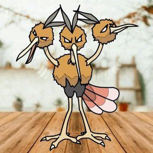 Pokemon dodrio vinyl decal